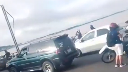 Un fallecido y caos vehicular la mañana de este lunes en el Puente de la Unidad Nacional