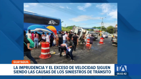 Guayaquil reportó varios accidentes de tránsito. Estos siniestros dejaron heridos, fallecidos y cuantiosos daños materiales. Un reportaje de Camila Guevara