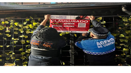 Operativo de control de la AMC deja como resultado seis locales clausurados.