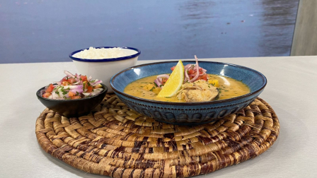 Este martes 21 de abril del 2026 preparamos caldo de bagre, junto al chef Felipe Campana.