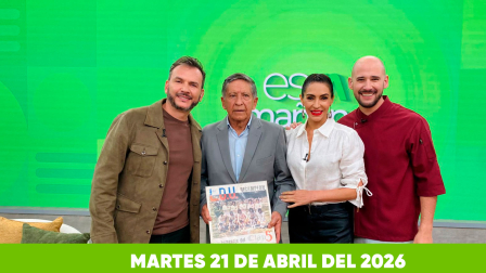 Mira el capítulo de esTAmañana del martes 21 de abril del 2026. Un magazine diferente y entretenido, con contenido de calidad. De lunes a viernes, de 09:30 a 12:00.