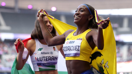 Kiara Rodríguez, una de las deportistas destacadas que ganó el premio