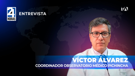 "El Ministerio de Salud debe dejar de ser un organismo político y transformarse en técnico" señaló Víctor Álvarez, coordinador del observatorio médico de Pichincha, sobre la crisis sanitaria.