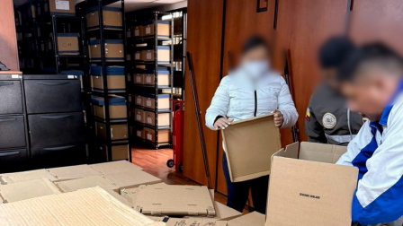 La Fiscalía allanó la Dirección Nacional de Educación de la Policía Nacional.