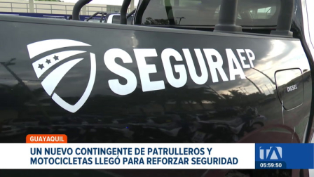 En medio de un nuevo estado de excepción, Guayaquil recibe una nueva flota de patrulleros y motocicletas para reforzar la seguridad de la ciudad. Un reportaje de Jazmín Solís