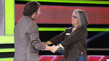 Paulina Trujillo celebra la victoria en el 'Duelo final' de la noche de este miércoles 22 de abril