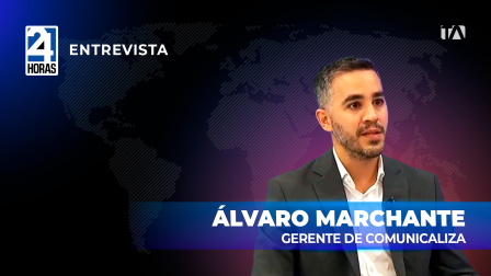 "Daniel Noboa mantiene una tendencia de aprobación cercana a los 54 puntos", indicó Álvaro Marchante, gerente de Comunicaliza, sobre la aprobación a la gestión del presidente.