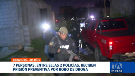 Siete personas fueron procesadas en Babahoyo por sustraer estupefacientes que servían como evidencia de operativos previos. Un reportaje de Catalina García