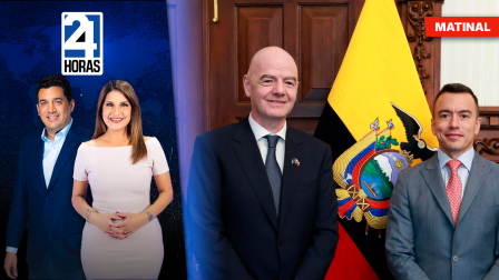 Revise las noticias más destacadas de Ecuador en nuestro Noticiero 24 Horas Emisión Matinal del viernes 24 de abril del 2026. Con Liz Valarezo y Milton Pérez.