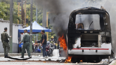 Un atentado con explosivos se registró la mañana de este viernes 24 de abril del 2026.