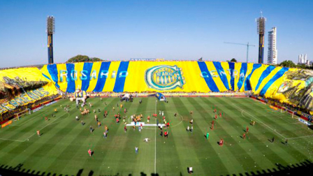 Un entrenamiento de las formativas de Rosario Central