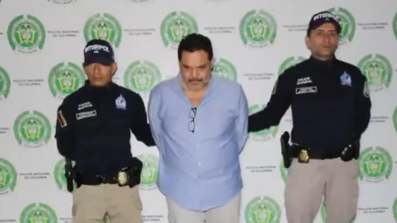 Gabriel Nain Massuh, alias 'El turco' fue detenido en Colombia el 24 de enero de 2025.