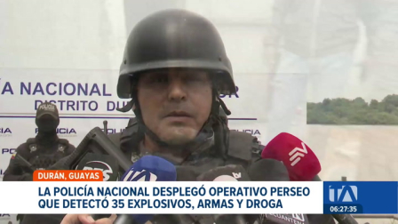 Una fuerte intervención policial en los sectores más conflictivos de Durán permitió la captura de sujetos vinculados a grupos delictivos. Un reportaje de Paula Kuhn