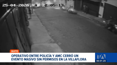 Más de 200 personas participaban en un evento no autorizado en el sur de Quito. Vecinos denuncian que estas reuniones atraen delincuencia. Un reportaje de Gustavo Jaramillo