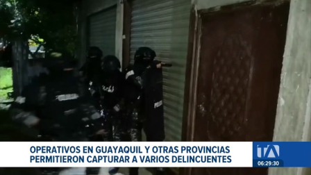 Intervenciones simultáneas en Guayaquil y otras provincias permitieron capturar a piezas clave de organizaciones criminales. Un reportaje de Catalina García