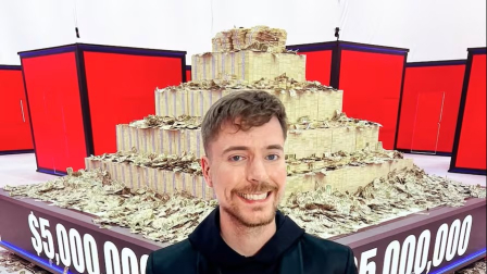 Jimmy Donaldson, conocido como Mr. Beast, organiza un reality show llamado Beast Games