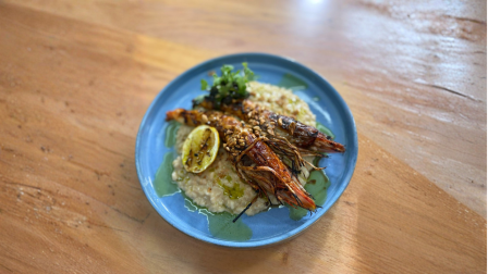 Este martes 28 de abril del 2026 preparamos Risotto manba con limón y langostino, junto al chef Felipe Campana.