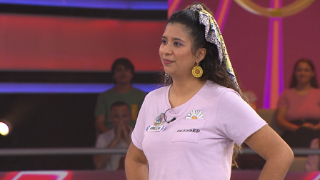 Vanessa Villegas se prepara para el 'Duelo final' del capítulo 8 de ¡Ahora Caigo! Nadie se salva