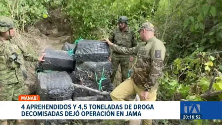En una operación conjunta entre las Fuerzas Armadas de Ecuador y Estados Unidos, se ejecutó un golpe contundente contra el narcotráfico en el norte de la provincia, desarticulando un cargamento masivo.