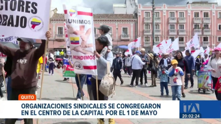 La marcha en Quito, que se extendió por más de dos horas, estuvo marcada por reclamos contra la gestión gubernamental y exigencias de estabilidad laboral. Un reportaje de Fausto Yépez