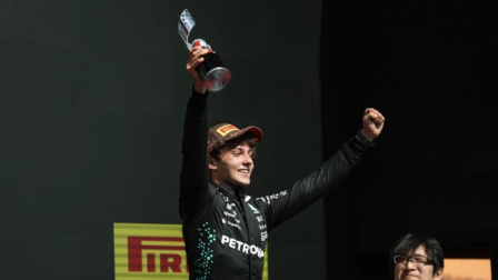 KIMI ANTONELLI Andrea (ita), Mercedes AMG F1 Team W16, retrato en el podio durante el Gran Premio Pirelli de Canadá 2025 de Fórmula 1, décima prueba del Campeonato Mundial de Fórmula 1 de la FIA 2025.