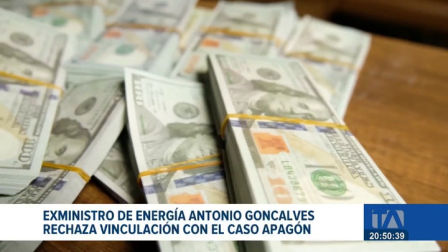 Antonio Goncálvez rechazó cualquier vinculación con la trama investigada en el "Caso Apagón", luego de que la Fiscalía solicitara procesar a 21 personas. Un reportaje de Fausto Yépez