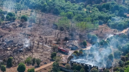 Explosión en una fábrica de fuegos artificiales en China deja 21 muertos