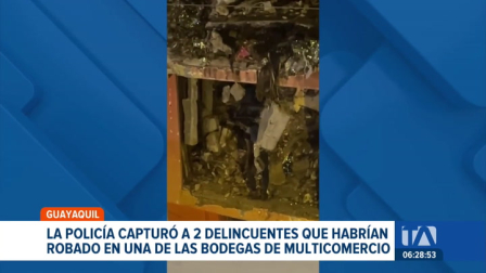 Los delincuentes, que ya habían sido denunciados anteriormente, fueron sorprendidos tras sustraer diversos artículos de una bodega de Multicomercio. Un reportaje de Ricardo Cruzatty