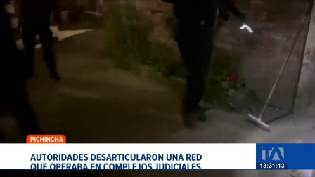 El segundo día de toque de queda deja 500 detenidos a escala nacional y el desmantelamiento de una estructura delictiva que operaba en complejos judiciales de Pichincha.