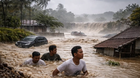 Indonesia: fuertes inundaciones en Bogor y Java Central