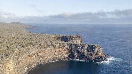 Foto de la isla Floreana, en el archipiélago de Galápagos, en Ecuador