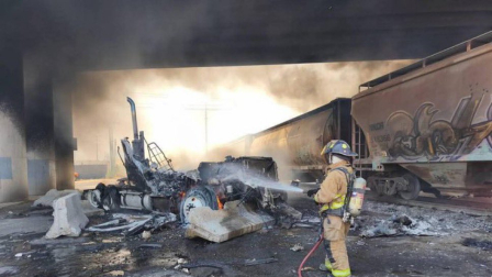Choque de tren y camión en Querétaro deja 2 muertos en 2026