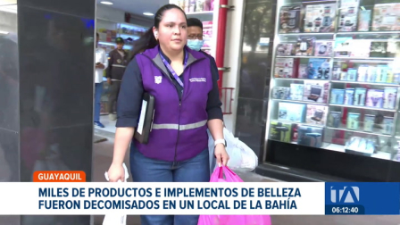 Un operativo de control permitió la incautación de miles de productos de belleza y dispositivos sin registro sanitario. Un reportaje de Jazmín Solís