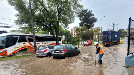 Lluvias golpean Cuenca este miércoles 6 de mayo