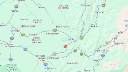 El Instituto Geofísico confirmó un sismo de 4,5 de magnitud con epicentro en Bucay, provincia del Guayas, este 6 de mayo de 2026.