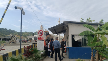 Personal del Municipio de Daule clausuró de forma preventiva a una cantera, responsable de las detonaciones que alarmaron a residentes de la vía a Salitre.