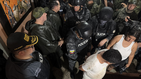 11 supuestos miembros del GDO 'Los Lobos' fueron detenidos en Los Ríos.