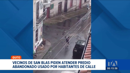 Vecinos del sector denuncian el abandono de este predio histórico que hoy luce deteriorado y sirve como refugio para personas sospechosas. Un reportaje de Brigette Mancheno