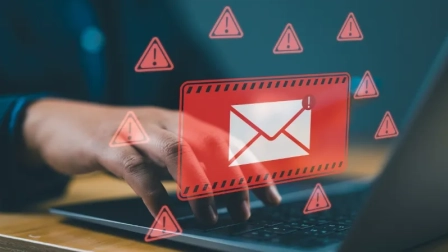 Los mensajes y correos falsos intentan robar datos personales.