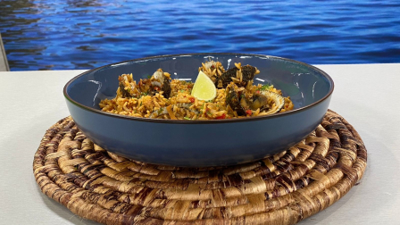 Este jueves 7 de mayo del 2026 preparamos arroz marinero, junto al chef Felipe Campana.
