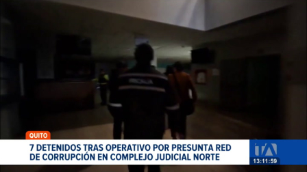 El operativo denominado "Citaciones" fue ejecutado por la Fiscalía y la Policía bajo una investigación por el presunto delito de concusión.
