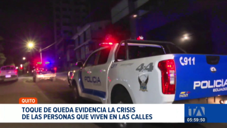 Mientras el toque de queda rige de 23:00 a 05:00 para la ciudadanía. Cientos de personas en situación de calle quedan expuestas. Un reportaje de Mishell Villacís