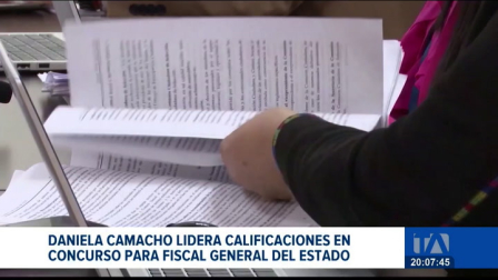 La Comisión Ciudadana de Selección publicó el informe final con las calificaciones de los 28 postulantes. Daniela Camacho lidera la lista. Un reportaje de Belén Merizalde