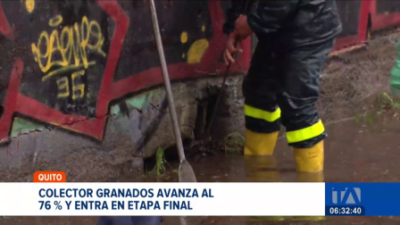 Expertos prevén lluvias intensas a partir de octubre, por lo que la construcción de esta estructura hidráulica es clave para mitigar inundaciones. Un reportaje de Mishell Villacís