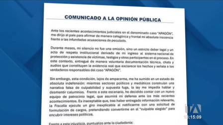 El ministro de Transporte y el exgerente de Celec rechazan culpabilidad por el perjuicio de 100 millones de dólares al Estado; Calero asegura haber entregado pruebas a Fiscalía que revelarían a los verdaderos responsables del peculado.