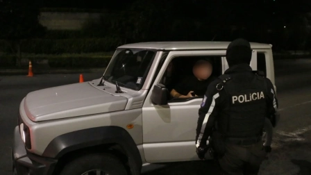 Un conductor fue detenido por incumplir el toque de queda el pasado 3 de mayo en Pichincha.