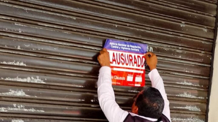 Clausura de farmacia en Zamora por venta de medicamentos sin receta Arcsa.