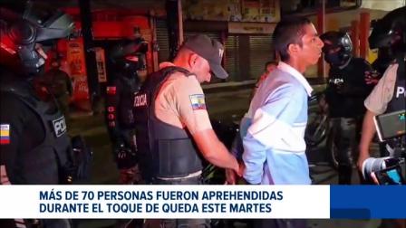 De los arrestados, 54 incumplieron la restricción de movilidad; los operativos nocturnos ya muestran un impacto directo en el movimiento de zonas turísticas y comerciales del país.