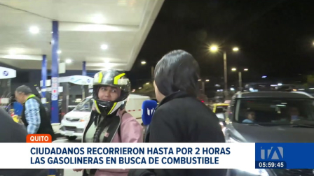 La jornada del martes estuvo marcada por la espera de conductores que buscaban de gasolina. Gasolineras limitaron el despacho de combustible. Un reportaje de Ismenia Solórzano