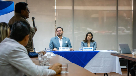 La presidenta del Consejo de la Judicatura se reunió con el gremio de transportistas.